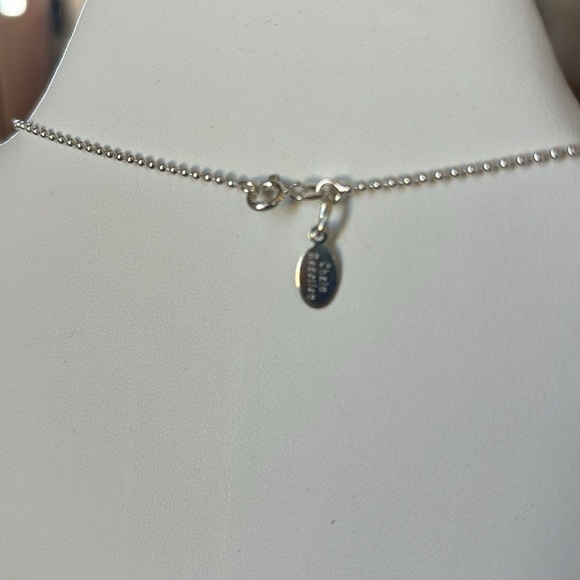 Thai Silver Om Charm on Sterling Silver Ball Chain Necklace NWT - Picture 5 of 8